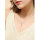 thumbnail image 3 of Collar S.Leaf de plata de ley con forma de gato para mujer con extensor, 3 of 9