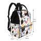 thumbnail image 2 of Disketp Wine Bottles Glasses Mochila de Pañales de Gran Capacidad con Múltiples Bolsillos, Mochila de Viaje Multifuncional para Bebé, Unisex, Moderna y Resistente, 2 of 6