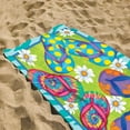 thumbnail image 2 of Uiz Merueh Beach Towels Clearance Oversized Beach Towels Extra Large Microfiber Sand Free Towels for Adult Quick Dry Travel Camping Beach Accessories Vacation Essential Gift, 2 of 6