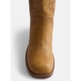 thumbnail image 5 of No Boundaries Women's Floral Embroidered Block Heel Boots, 5 of 6