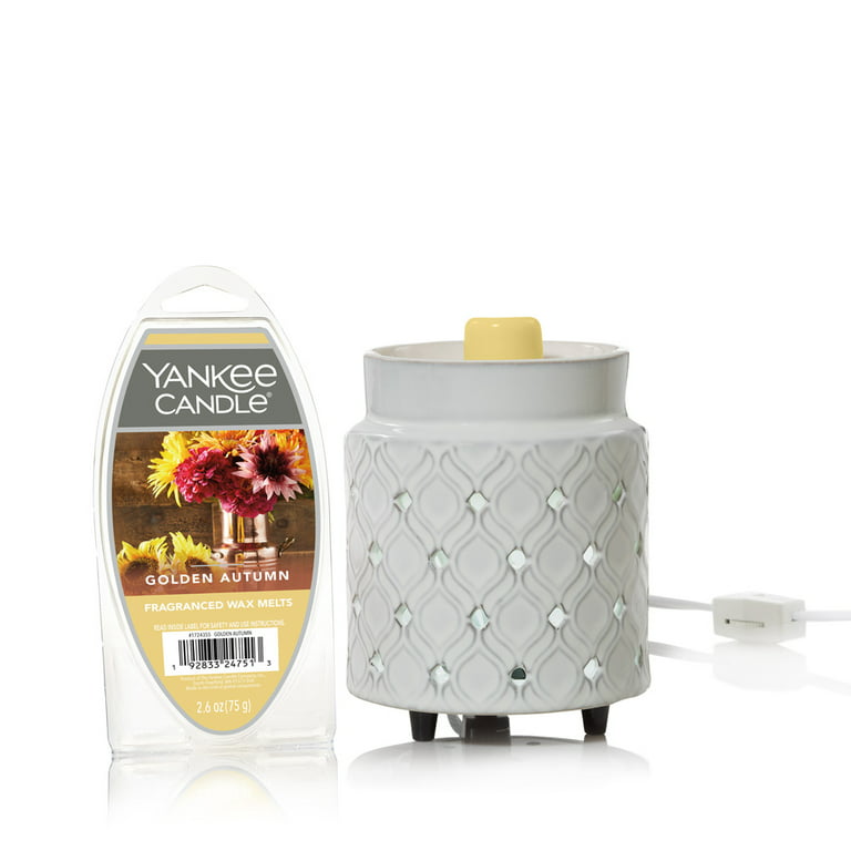 Yankee Candle Gift Set  3 Scented Wax Melts, 1 Melt Warmer and 1
