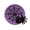 Purple, variant on HuiXinOu Halloween Spiderweb Table Centerpiece, Gothic Style Bizarre Home Decor, Coffee Table Centerpiece Ornament, Halloween Web Decor for Coffee Table, Mantel, Shelf, Desk