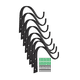 thumbnail image 1 of Gancho De Pared Para Colgar Plantas Para Maceta 8 Pz Negros, 1 of 5