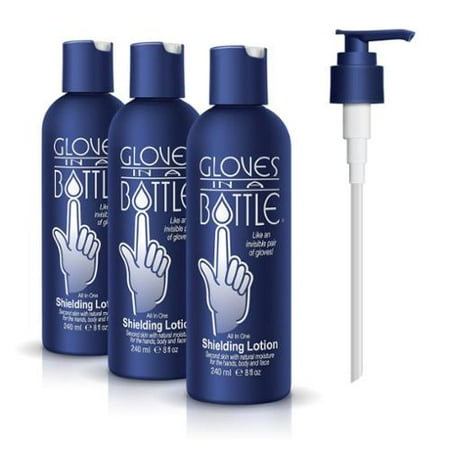 shielding lotion gloves ml oz bottle pack fl