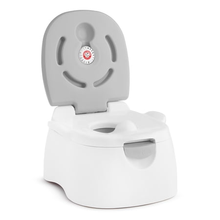Munchkin® Multistage 3-in-1 Potty Seat with Arm & Hammer™ Odor Control, Unisex, Gray