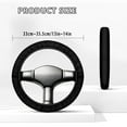 thumbnail image 5 of Jeiento Black Golf Cart Steering Wheel Cover 13.5 Non-Slip Golf Cart Steering Wheel Covers Auto Steering Wheel Cover Protector Easy to Install, 5 of 7