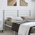 thumbnail image 1 of vidaXL Metal Headboard White 150 cm, 1 of 4