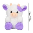 thumbnail image 3 of Adorable Plush Cow Toy Floppy Dairy Cattle Soft Stuffed Animal Family Strawberry Cow Plush Filled Children's Toy Gift 7.87-inch, 3 of 3