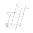 thumbnail image 1 of veasfak Table d'Appoint en Acrylique Mobilier Simple 3 Niveaux pour Bureau Appartement Salon Carré, 1 of 8