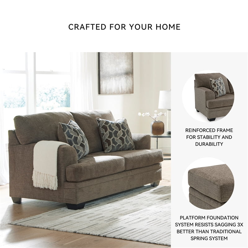 Signature Design by Ashley Stonemeade Beige Loveseat