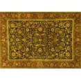 thumbnail image 1 of Ahgly Company Machine Washable Indoor Rectangle Persian Yellow Traditional Area Rugs, 6' x 9', 1 of 4