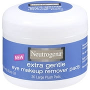 Neutrogena Extra Gentle Eye Makeup Remover Pads 30 ea (Pack of 6)