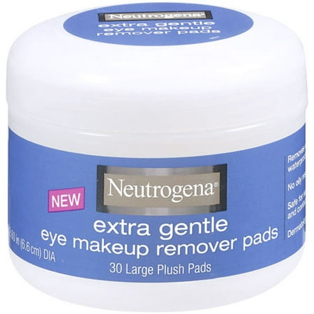 Neutrogena Extra Gentle Eye Makeup Remover Pads 30 ea (Pack of