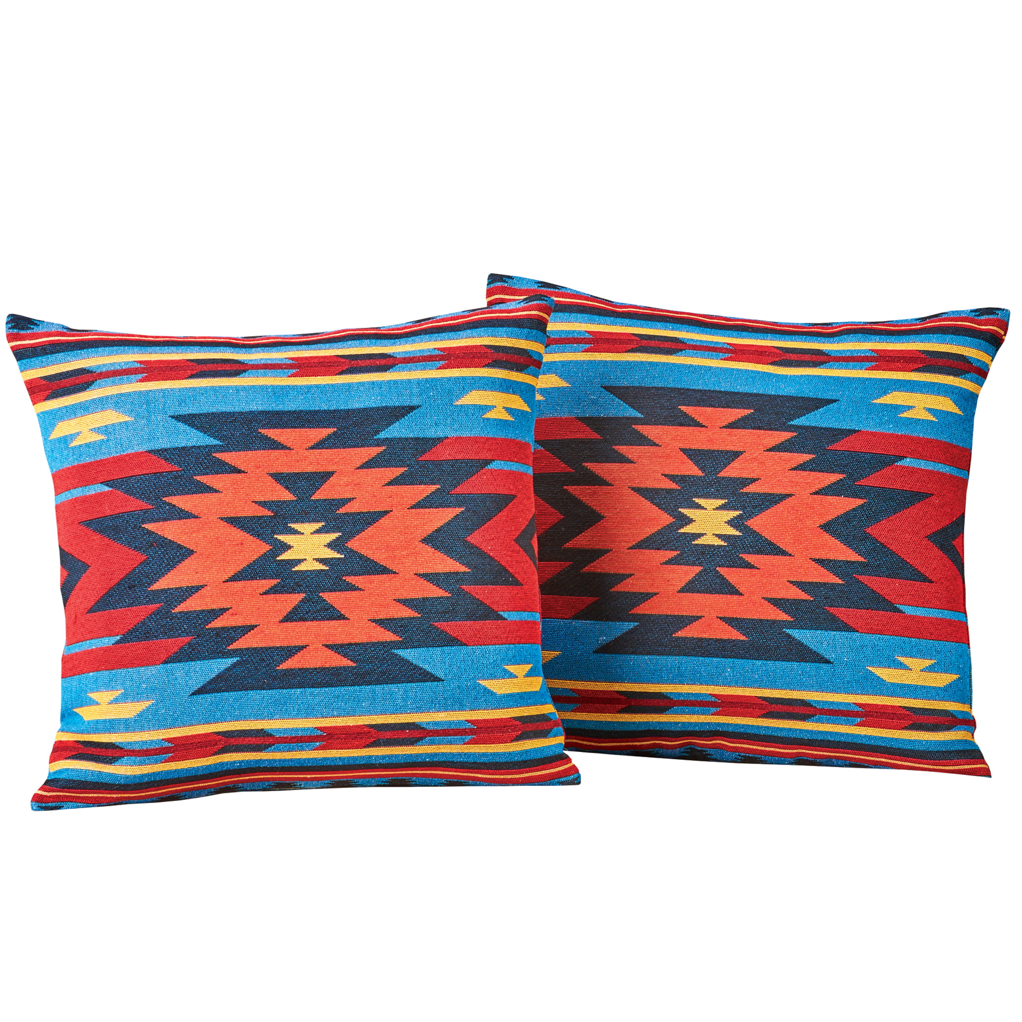 2PCS throw pillow case covers south-western Mexico Aztec cushion 