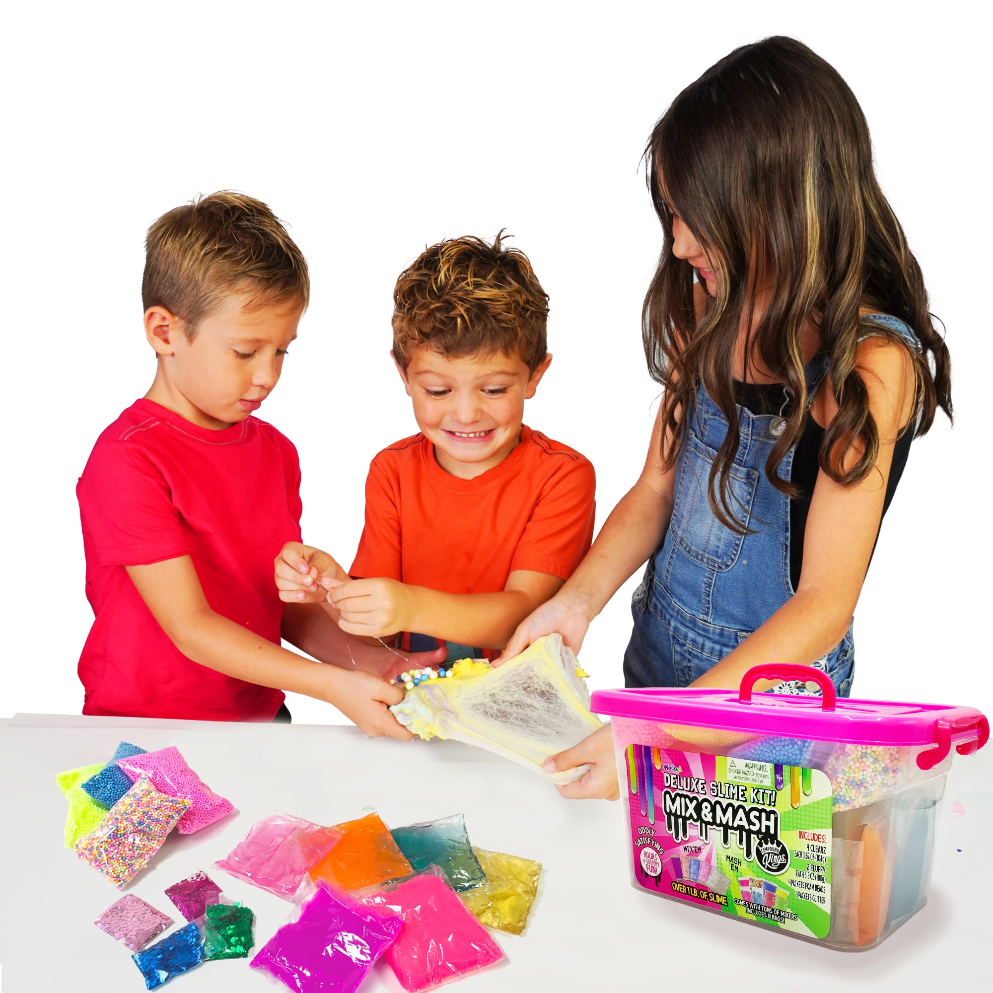 Compound Kings Mix and Mash Deluxe Slime Kit Caddy With Storage and 2lbs 32  Ozs for sale online