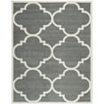 thumbnail image 2 of SAFAVIEH Chatham Hayden Geometric Wool Area Rug, Dark Gray/Ivory, 8' x 10', 2 of 8