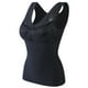 thumbnail image 1 of Guardurnaity Lencería sin costuras con cuello en V Sexy para mujer con almohadilla para el pecho, ropa transpirable de otoño para niñas, ropa interior Ropa interior Negro XXXL Guardurnaity AP013425-03, 1 of 6