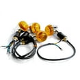 thumbnail image 1 of Krator Motorcycle 4 pcs Amber Bullet Turn Signals Lights Compatible with Harley Davidson FXB Dyna Sturgis 80, 1 of 5