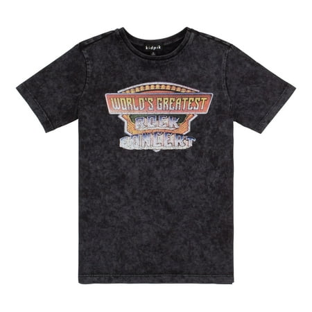 

KIDPIK Boys Short Sleeve Rock Concert Graphic Tee Size: 2T - XXS (4)