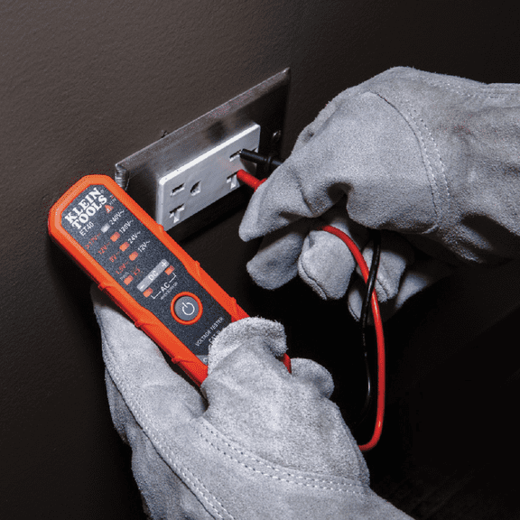 Klein AC/DC Voltage Tester - Single Pack — Residential Use, Standard Application