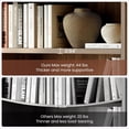thumbnail image 6 of 70'' Tall Bookcase with Doors, 7-Tier Bookshelf with Cabinet & Adjustable Shelves, Wooden Floor Standing Display Bookshelves with Storage Cabinet for Living Room, Home Office, Walnut, 6 of 9