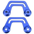 thumbnail image 3 of Windshield Light Bracket, Thermal Resistant Pair Anodized Scratch Proof Hood Light Mounts Insulated Strong Support With Sliding Rail For Car Blue, 3 of 8