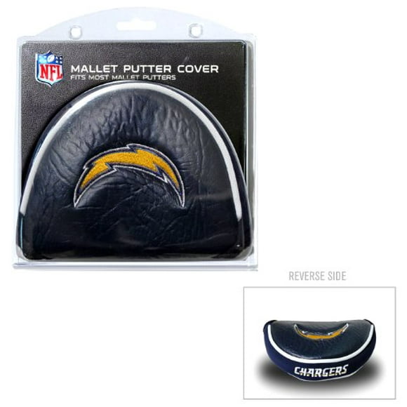 Team Golf NFL San Diego Chargers Golf Club Mallet Putter Headcover, Fits Most Mallet Putters, Scotty Cameron, Daddy Long Legs, Taylormade, Odyssey, Titleist, Ping, Callaway
