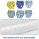thumbnail image 4 of 6 Pack Unisex Cotton Reusable Potty Training Underwear Breathable Toddler Boys And Girls Pee Training Underpants Waterproof Training Pants, 4 of 5