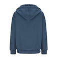 thumbnail image 6 of Women Oversized Zip Up Hoodie Fall Fashion 2025 Casual Fall Winter Jacket Trendy Long Sleeve Sweatshirt with Pocket, 6 of 6