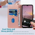 thumbnail image 3 of Designed for Galaxy A13 5G Phone Case Wallet/A13 4G Case/A04/A04S Case,[RFID-Blocking Card Slots] Stand Leather Protection,Magnetic Flip Cases Cover for Galaxy A13 4G/5G/A04/A04S (Rose Gold), 3 of 11