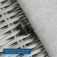 thumbnail image 7 of Lounge Chair, Rattan, Wicker, Grey Gray, Modern Contemporary Urban Design, Outdoor Patio Balcony Cafe Bistro Garden Furniture Hotel Hospitality, 7 of 7