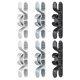 thumbnail image 1 of Organizador de cables para electrodomésticos, soporte adhesivo para cables, electrodomésticos, 6 uds., 1 of 4