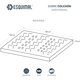 thumbnail image 4 of Colchoneta de Memory Foam con Gel, Sobrecolchón Topper 7 Zonas de Presion, Confort Acolchado, Cama Suave, Soporte Premium para Espalda, Protector de colchones 5 cm (Matrimonial, Azul), 4 of 6