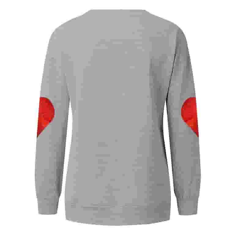 【2plan】Colette Printing Over Long Sleeve T-shirt Clearance! Delayuji Comfort Colors T-Shirts Women's Long
