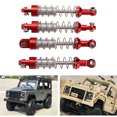 thumbnail image 3 of RC  Damper, High Strength Corrosion Resistant 2 Pair Replacement Metal  Set  for WPL C14 RC Car Black,Silver,Titanium Color,Red, 3 of 7