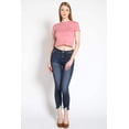 thumbnail image 6 of Kancan - Women's Mid Rise Distressed Ankle Skinny Jeans - kc7274st, 6 of 11