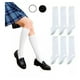 thumbnail image 1 of Calceta Escolar Lisa 6 Pares Talla 3/5 Años Color Blanco, 1 of 3