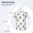 thumbnail image 3 of Uemuo Funny Chicken Print Mens Polo Shirts Baseball T-shirt Performance Short Sleeve Golf Shirt Moisture Wicking Athletic Casual Collared T-Shirt-XX-Large, 3 of 7