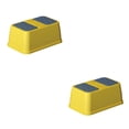 thumbnail image 2 of Injueey ABS Home Strong No Rollover Suministros de baño Reposapiés Baño Aprendizaje y banco de superficie de memoria amarillo limón Limon amarillo 1 capa 2piezas, 2 of 6