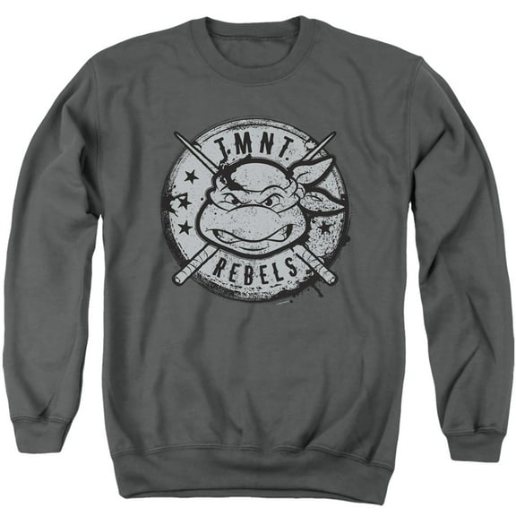 TMNT Teenage Mutant Ninja Turtles Rebels Distressed Logo Unisex Adult Crewneck Sweatshirt