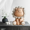 thumbnail image 4 of Creative Lion Piggy Bank Coin Toys Hucha Decorar s para regalo Marrón s Sunnimix León alcancía, 4 of 8