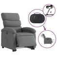thumbnail image 5 of vidaXL Electric Stand Up Recliner Chair Dark gray, 5 of 5