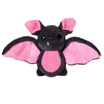 Luxuriously Soft Black & Pink Bat Plush Toy - Exquisitely Cute, Huggable Stuffed Animal with Vivid Hues, Ideal for room Decor,Kids & Enthusiastic Collectors