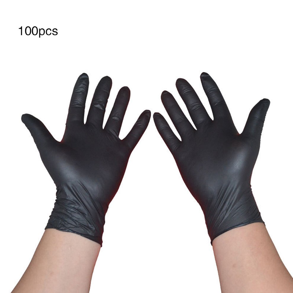 100PCS Boxed Gloves Rubber Latex Food Household Cleaning Gloves Anti