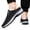 Black, variant on Large-Sized Men's Lightweight Canvas Shoes - Soft and Comfortable Casual Shoes,Men's Slip-on Sneakers Loafers