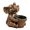 Bronze, variant on KGJQ Cute Elephant Planter, Small Animal Flower Pot, Weatherproof Indoor Outdoor Cactus Air Plant Holder for Home Office Desktop Decor