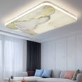 thumbnail image 2 of Marble Yellow Magnetic Fluorescent Light Covers for Ceiling Lights 2x4Ft, Modern Abstract Ink Painting Luxury Office Classroom Kitchen Drop Ceiling Light Covers Lighting Filters Shade Panel 3 Packs, 2 of 9