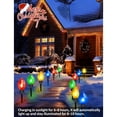 thumbnail image 6 of LENDOUR Christmas Pathway C9 String Lights Outdoor, 25 Ft 12 Clear Lights with Stakes, Waterproof for Xmas Party Holiday Commercial Outdoor Decoration, 6 of 7
