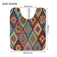 thumbnail image 5 of IAUYY 24x16 Inch Bath Mat Thick Soft Plush Shower Mat TPR Backing Material Non Slip Bath Mats for Bathroom for Tub Shower Hotel Samarian Style Pattern, 5 of 9