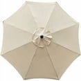 thumbnail image 1 of Funda de Repuesto Para Sombrilla, 8 Varillas, 3 M, Impermeable, Anti UV, Tela de Repuesto, Beige, 1 of 5